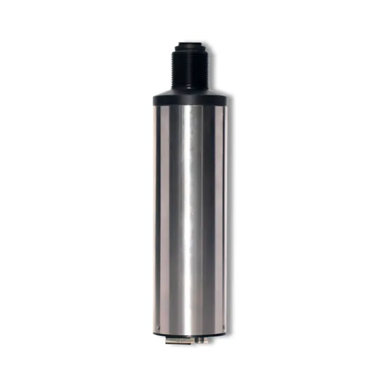 Digital chlorophyll sensor, a stainless steel cylinder with a black optical cap